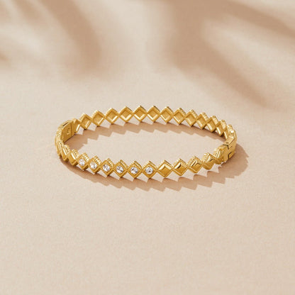 Elle Crystal Marquise Bangle