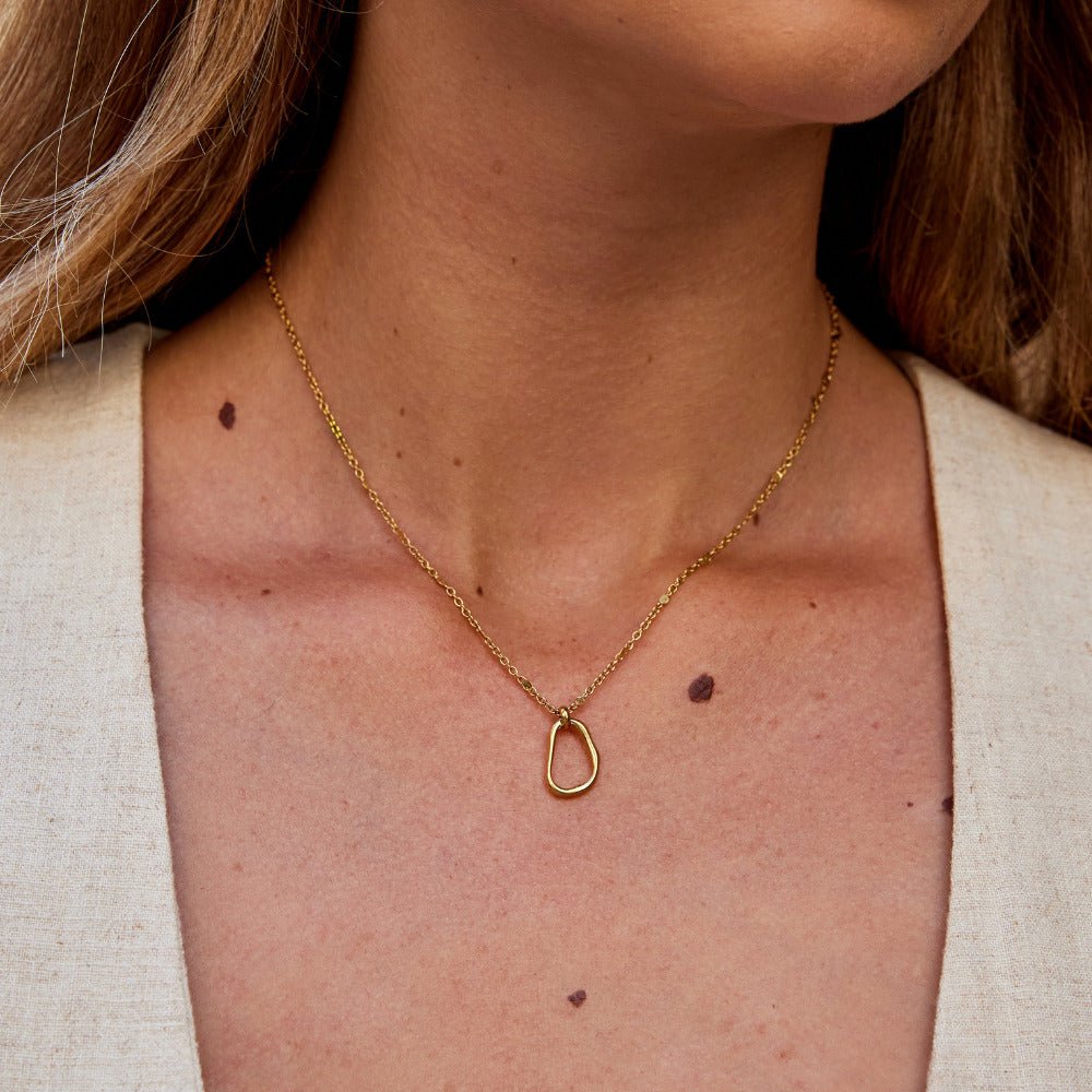 Erin Gold Pendant Necklace