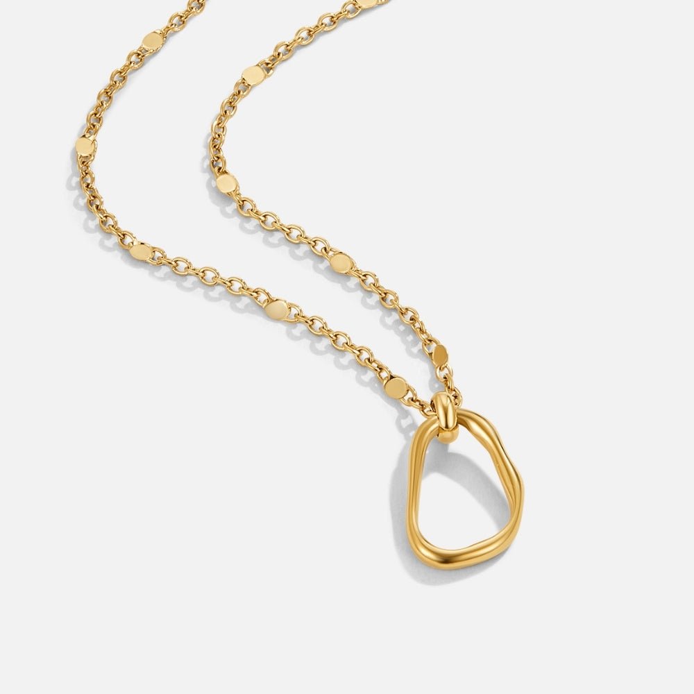 Erin Gold Pendant Necklace