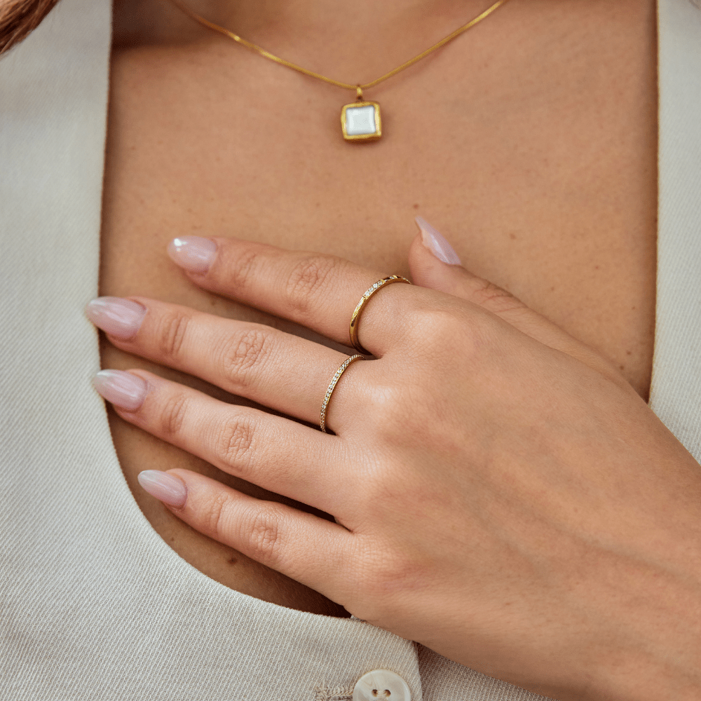 Eternity 18K Crystal Ring