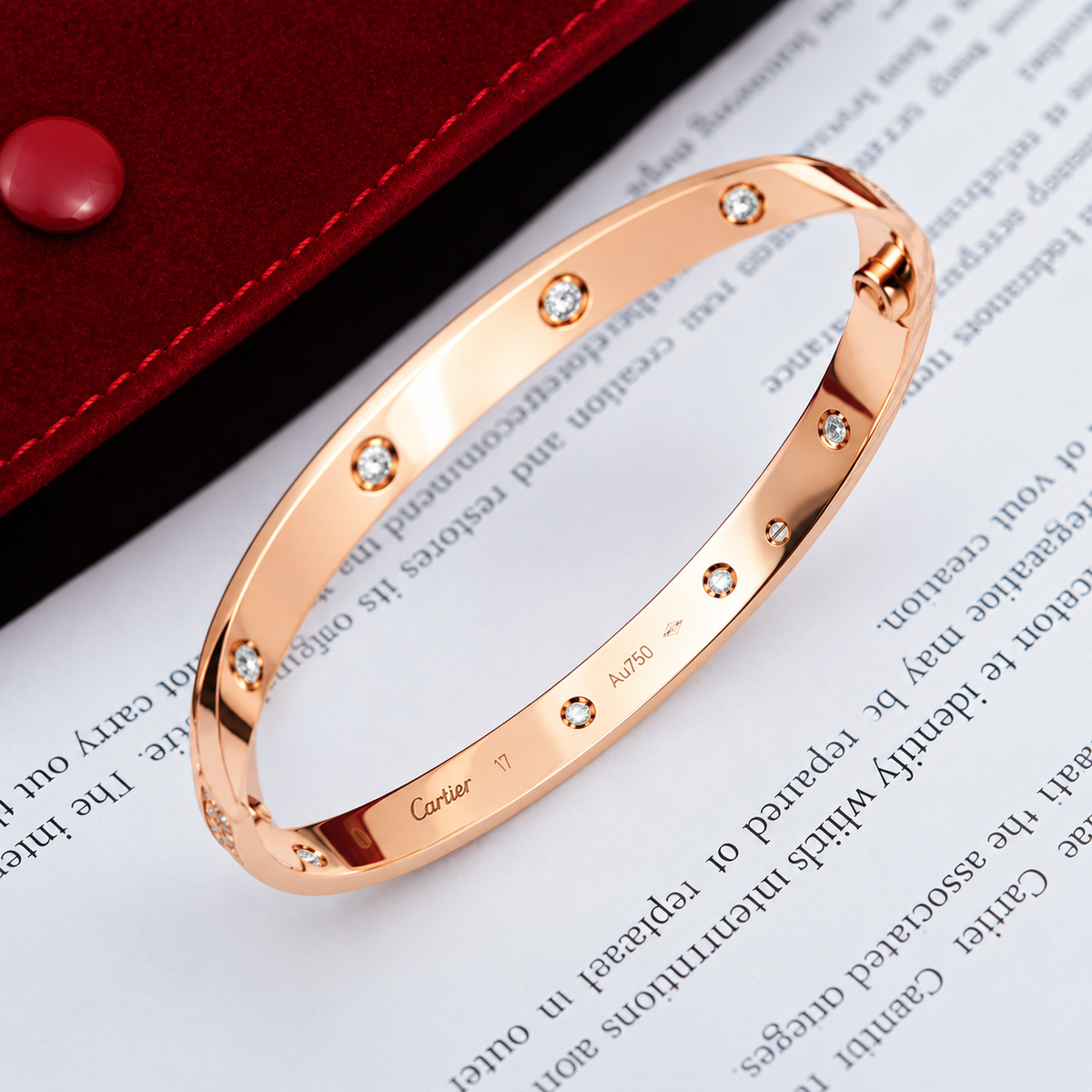 Cartier Love 10 Diamonds Bracelet