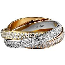 Trinity ring, large model, paved