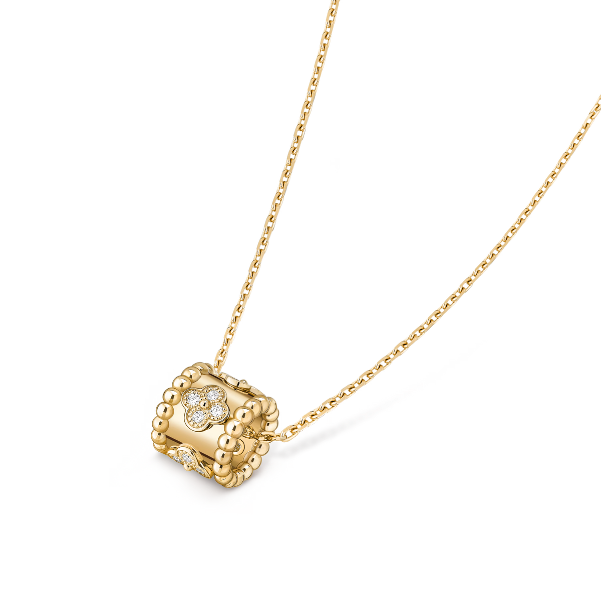 Perlée clovers pendant