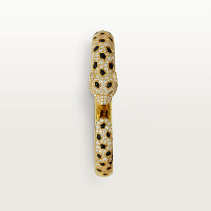 Panthère de Cartier bracelet, medium model, half-paved