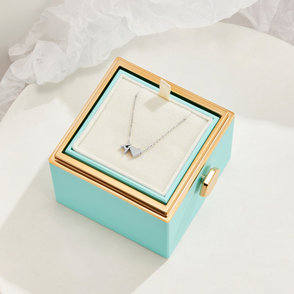 Forever Love & Letter Silver Necklace