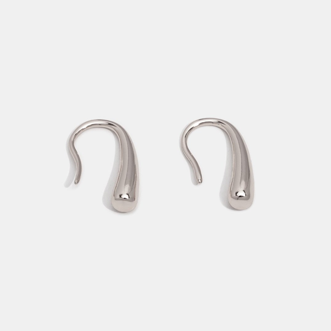 Francesca Water Drop Silver Earrings