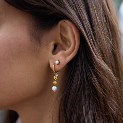 Free Sofia Pearl Stud Earrings