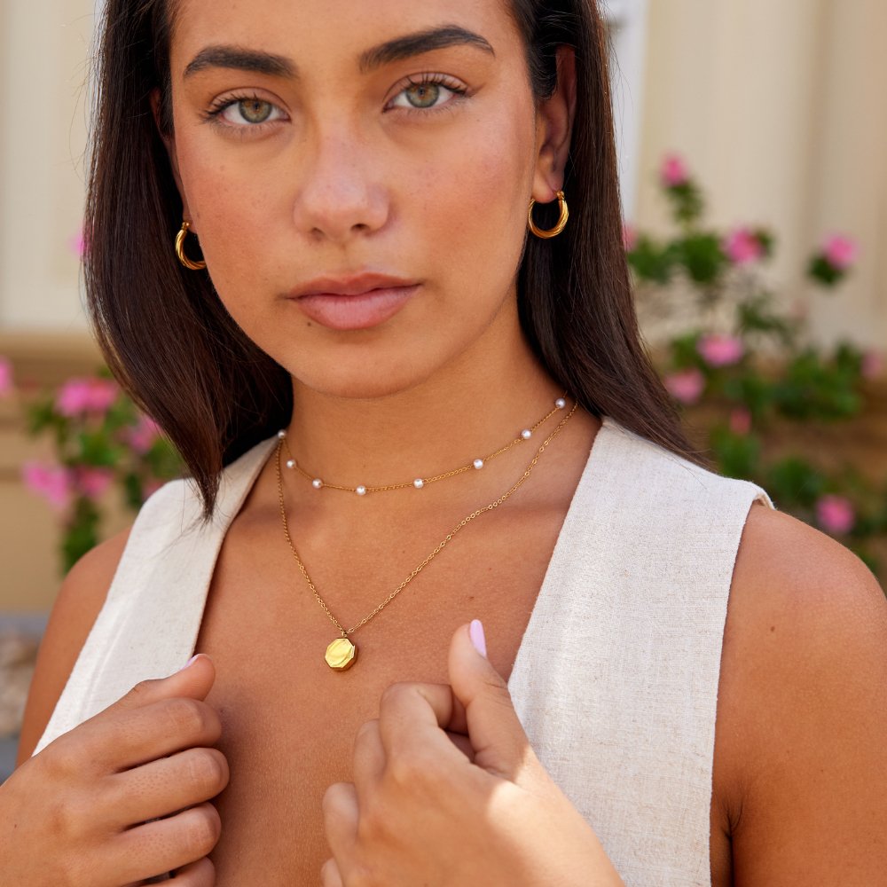 Geometric Pendant Necklace