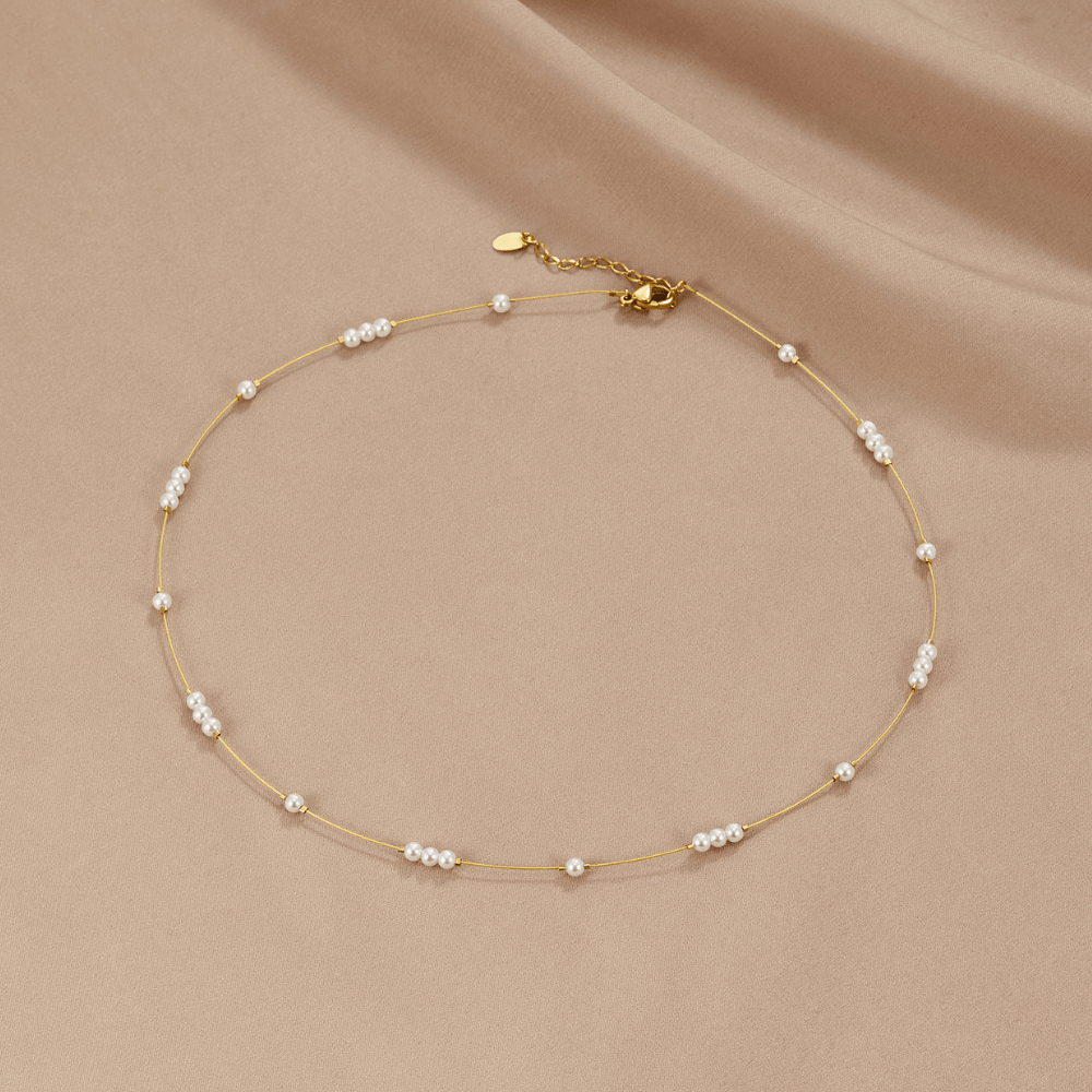 Gigi Pearl Choker Necklace