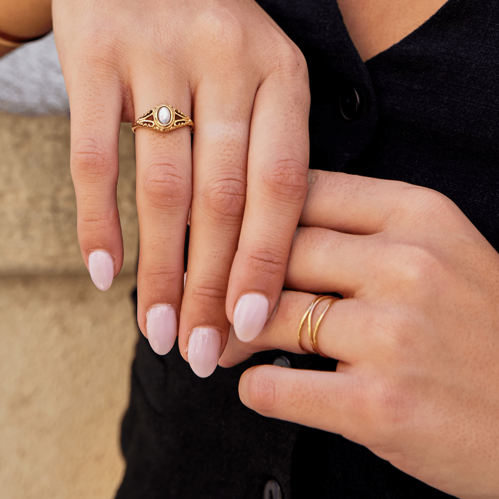 Gold Infinity Loop Ring