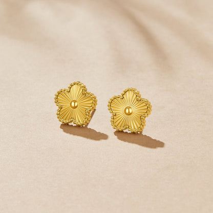 Golden Clover Earrings