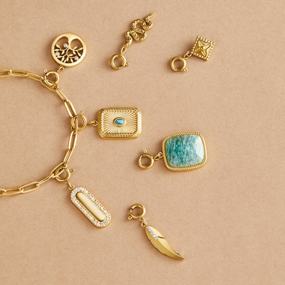 Golden Snake Charm