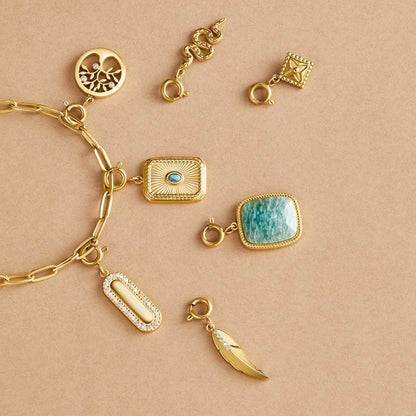 Golden Snake Charm