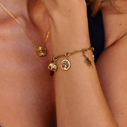 Golden Tree Of Life Charm