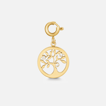 Golden Tree Of Life Charm