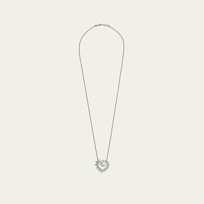 Harry Winston Garland Large Heart Diamond Pendant