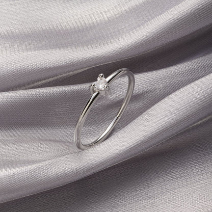 'Small Love' Crystal Heart Ring
