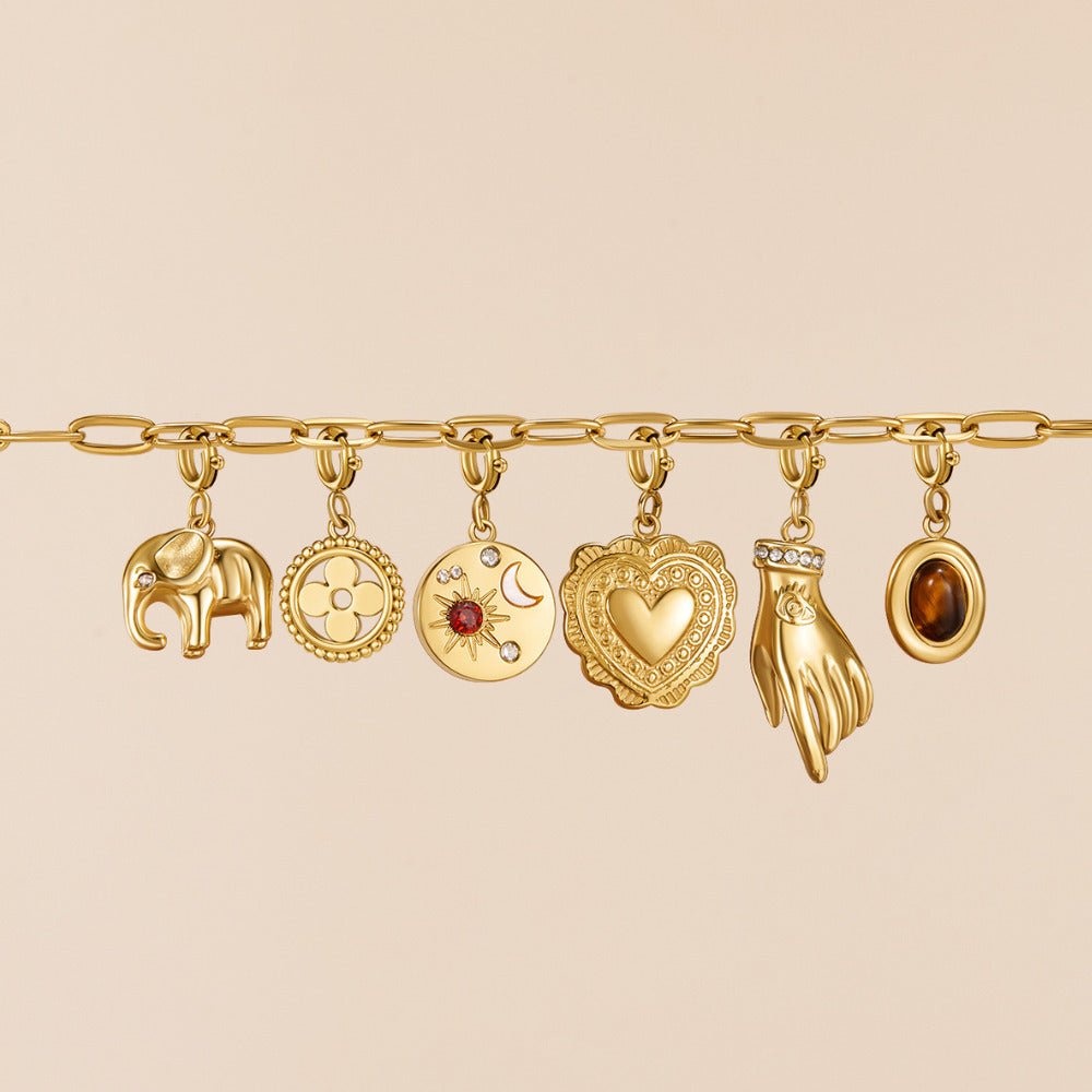 'Spring Bloom' Flower Petal Charm