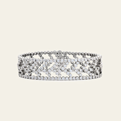 Tiffany & Co. Chevron Motif Diamond Bracelet