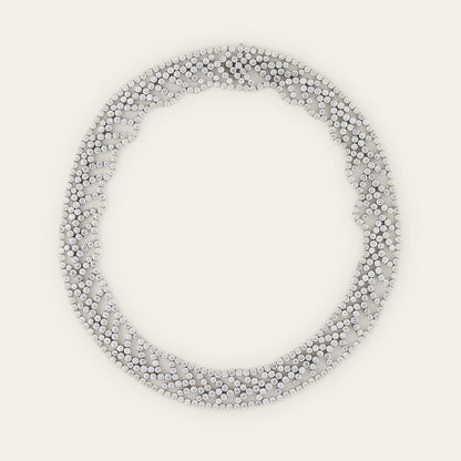 Tiffany & Co. Chevron Motif Diamond Necklace