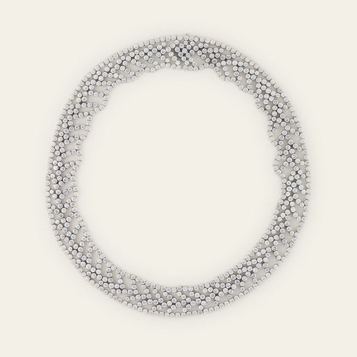 Tiffany & Co. Chevron Motif Diamond Necklace