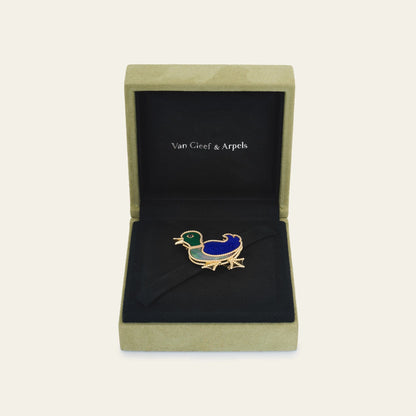 Van Cleef & Arpels Lucky Animals Collection Duck Brooch