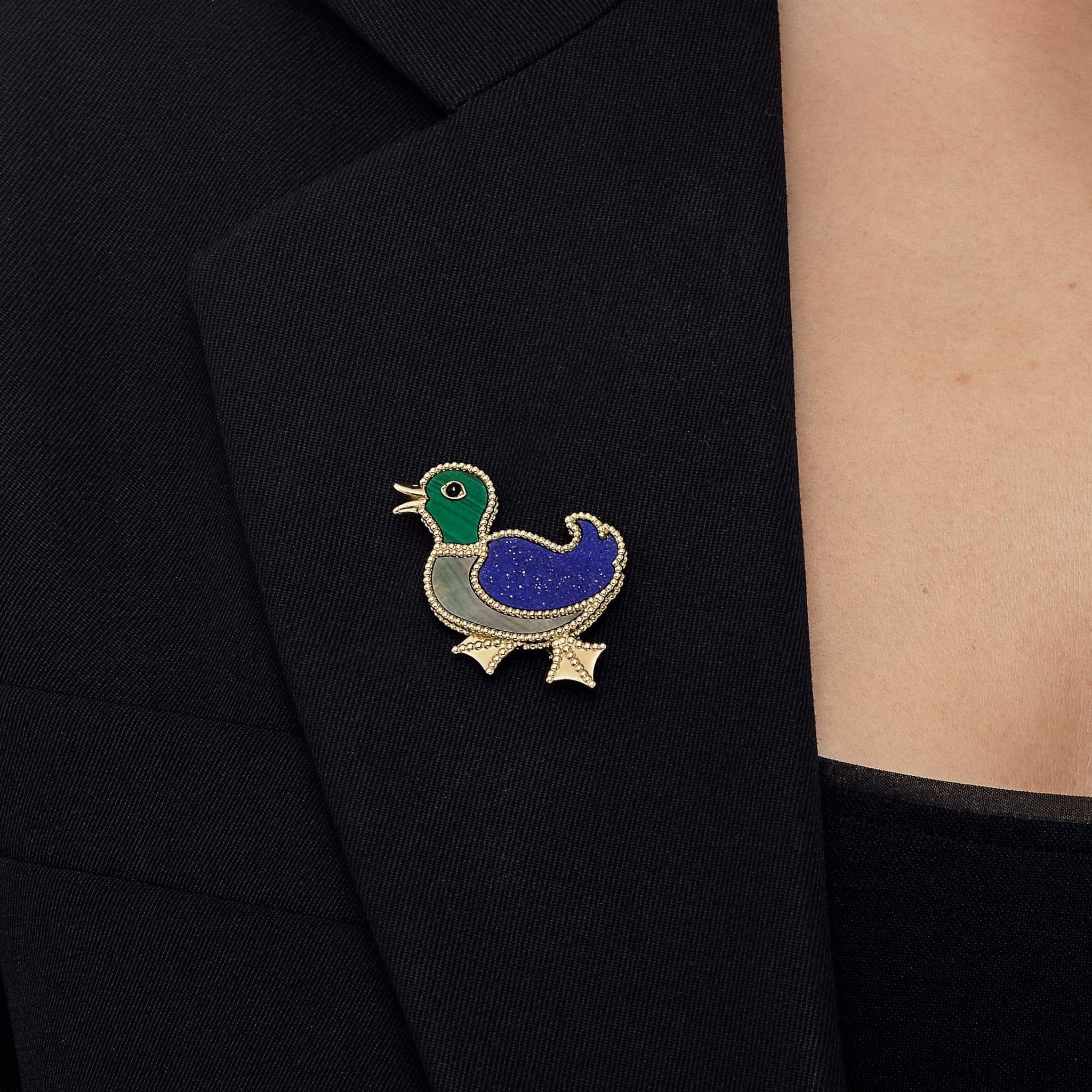 Van Cleef & Arpels Lucky Animals Collection Duck Brooch