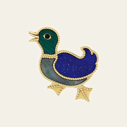Van Cleef & Arpels Lucky Animals Collection Duck Brooch